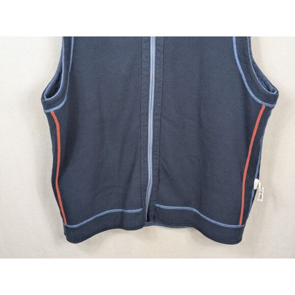 Tommy Bahama Reversible Full Zip Vest Blue Men's Size XL - Picture 9 of 10